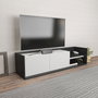 Hanah Home Krog Soporte para TV Antracita y Blanco